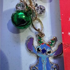 Disney Stitch Christmas Holiday KeyChain/Charms